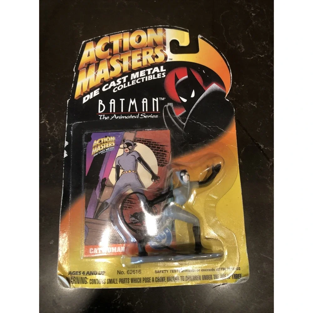 Catwoman Die-Cast Figure 1994 Kenner Action Masters Batman Animated‎ Series NOS